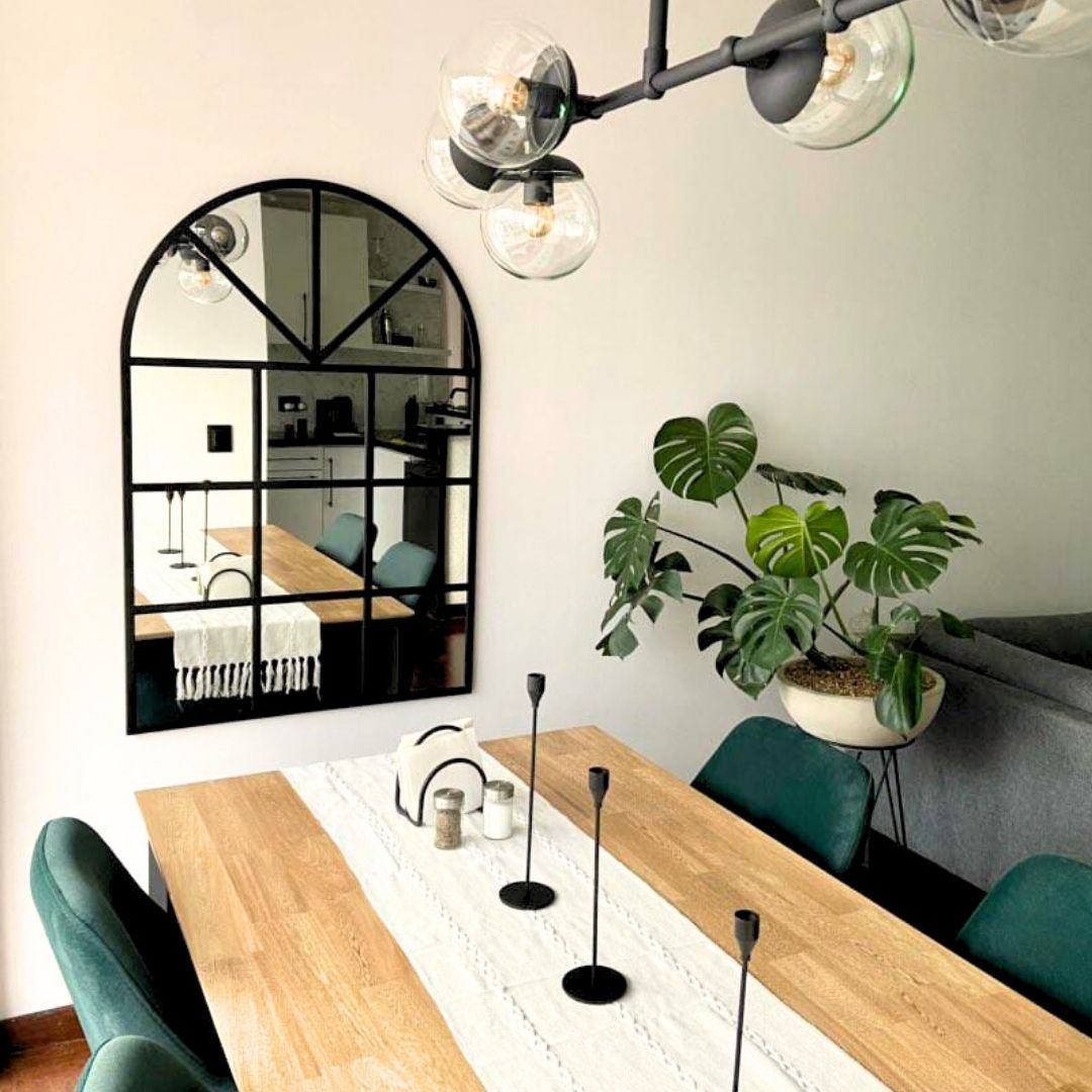 Espejo Decorativo Tipo Ventana con Arco - SALVADOR