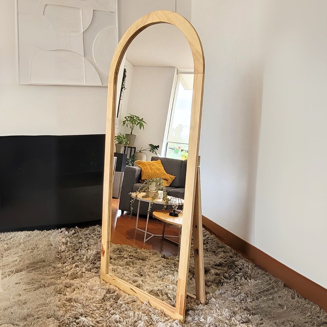 Espejo Decorativo con Arco - ROMA PINO