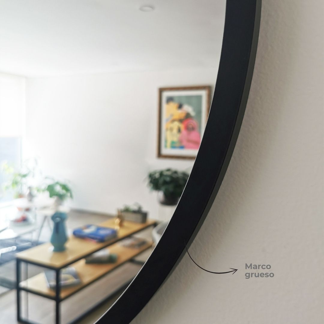 Espejo Decorativo Redondo - HOUSTON