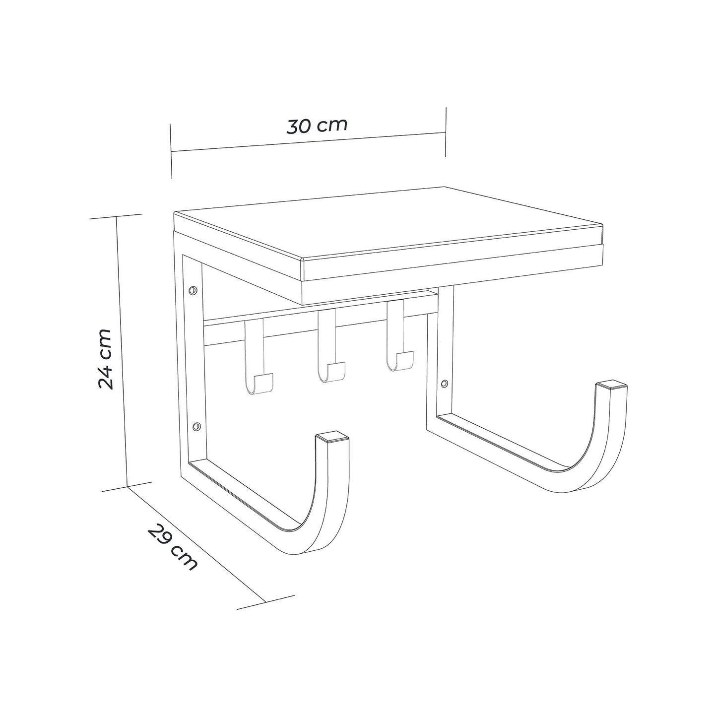 Soporte de Pared para Bicicletas BERLIN
