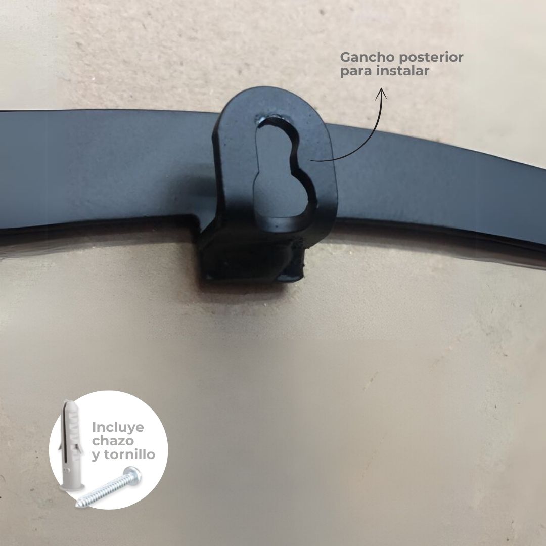 Combo Mueble Recibidor 120 cm + Espejo circular 70 cm - COLOMBIA
