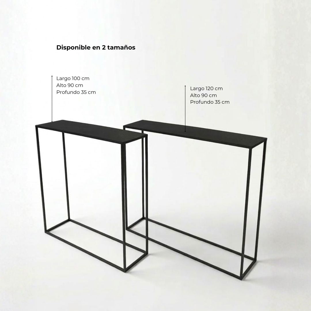 Mueble Recibidor Consola de Entrada Metálica - SEUL