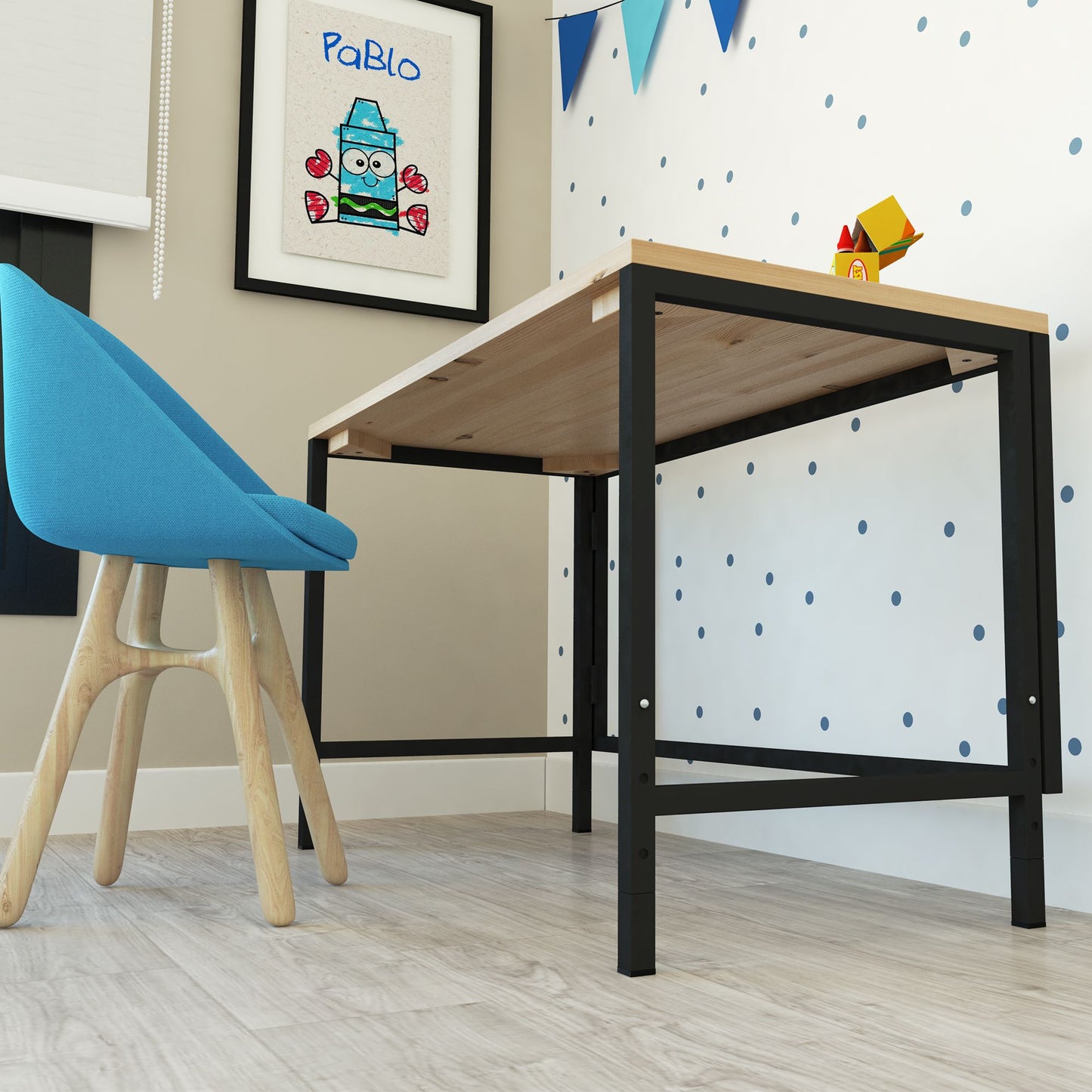 Escritorio Mesa para Niños Plegable y Graduable - LINZ INFANTIL