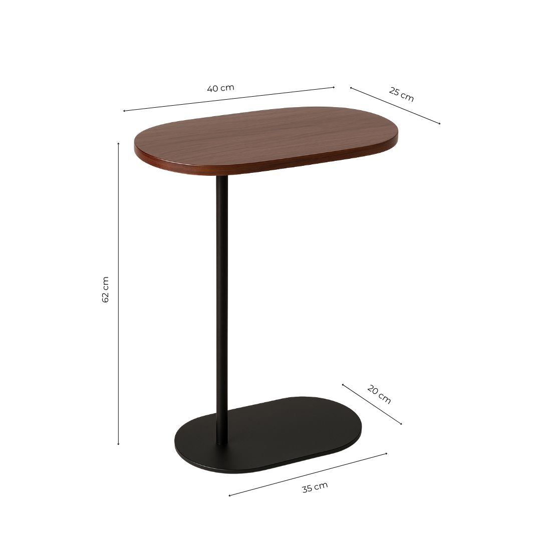 Mesa Auxiliar lateral para sofá - Milán
