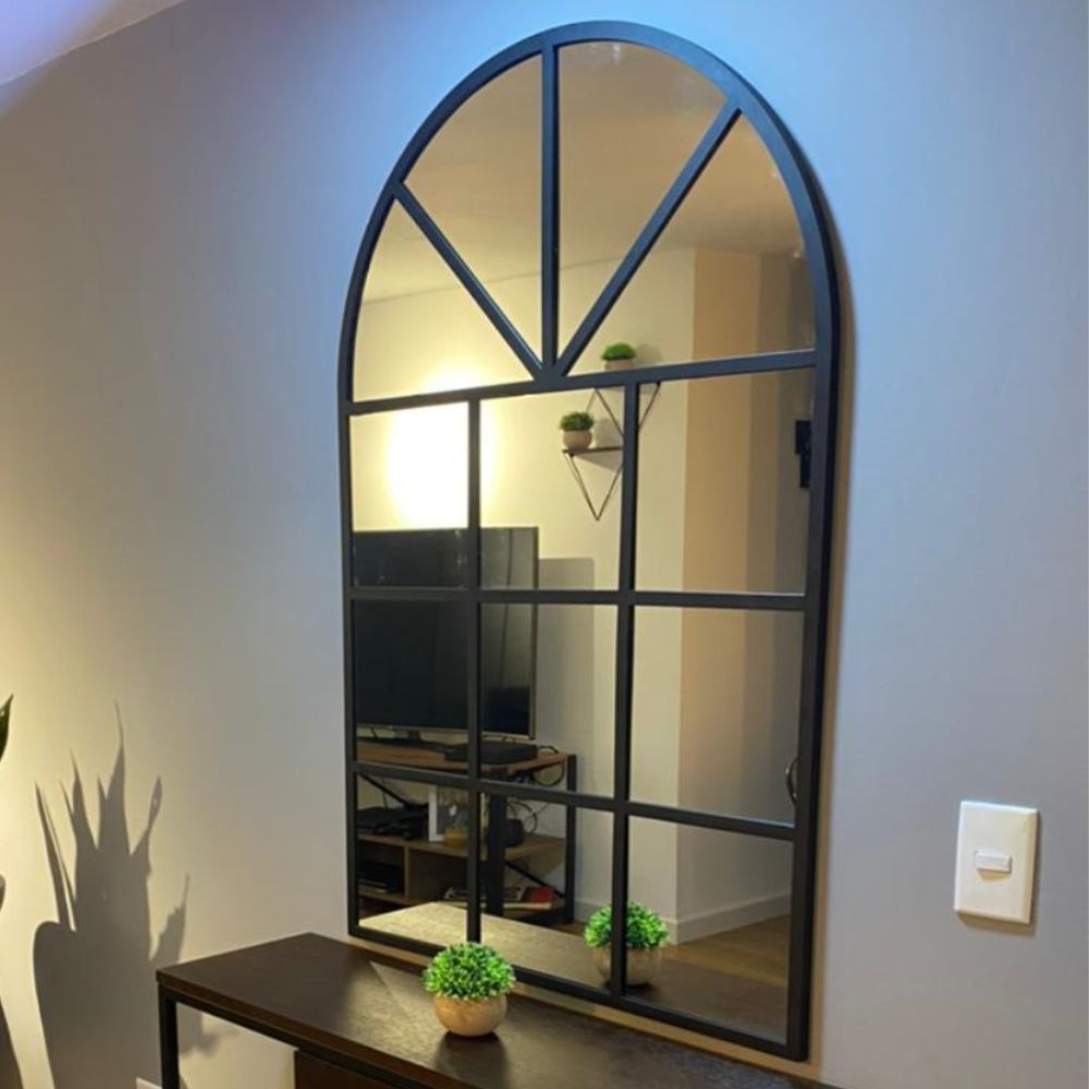 Espejo Decorativo Tipo Ventana con Arco - SALVADOR