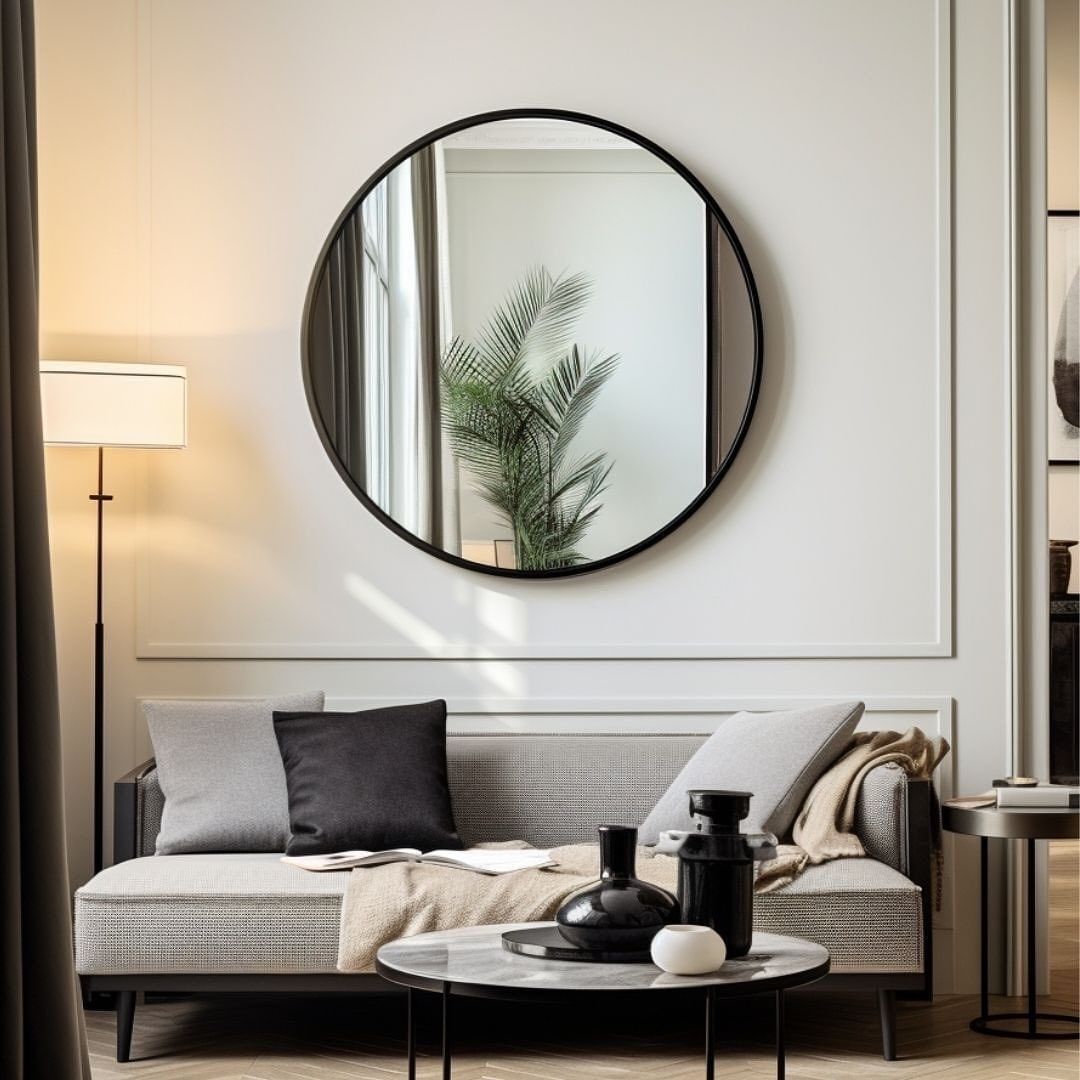 Espejo Decorativo Redondo - HOUSTON