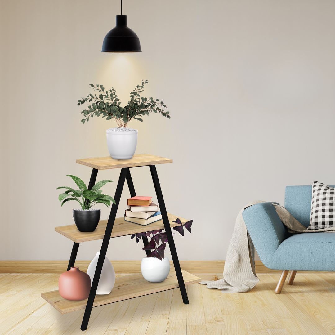 Jardinera Mueble Estante Piramidal de 3 Niveles - MANAOS