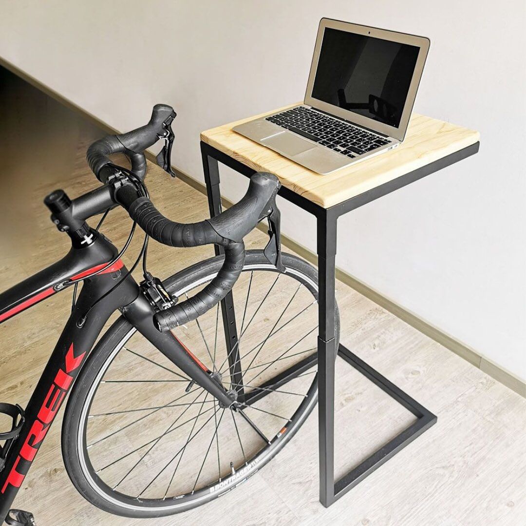 Mesa Auxiliar Cuadrada con Altura Graduable para Bicicleta - OSLO