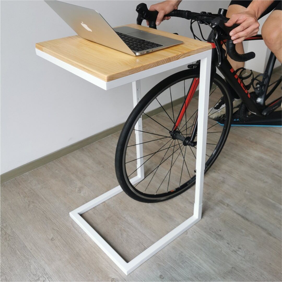Mesa Auxiliar Cuadrada con Altura Graduable para Bicicleta - OSLO
