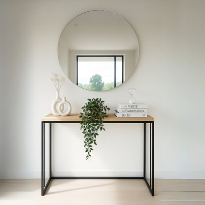 Combo Mueble Recibidor 100 cm + Espejo Flotante 80cm