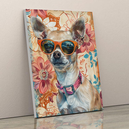 Cuadro Decorativo de Perro Chihuahua - ESTILO CANINO
